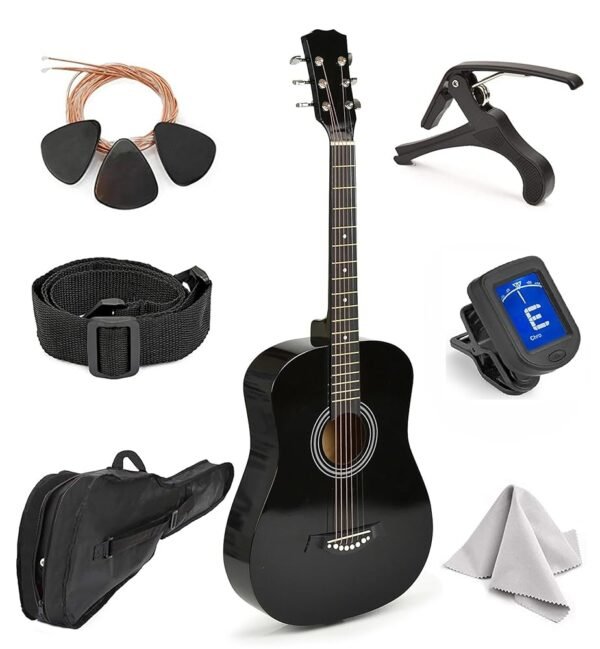 Classical Acoustic Guitar For Kids By MasterPlay- 30” Beginner Guitar For Learners- Accoustic String Guitar Starter Kit: Guitar Bag, Tuner, Strap, Extra Strings, Picks, Wash... Classical Acoustic Guitar For Kids By MasterPlay- 30” Beginner Guitar For Learners- Accoustic String Guitar Starter Kit: Guitar Bag, Tuner, Strap, Extra Strings, Picks, Wash...