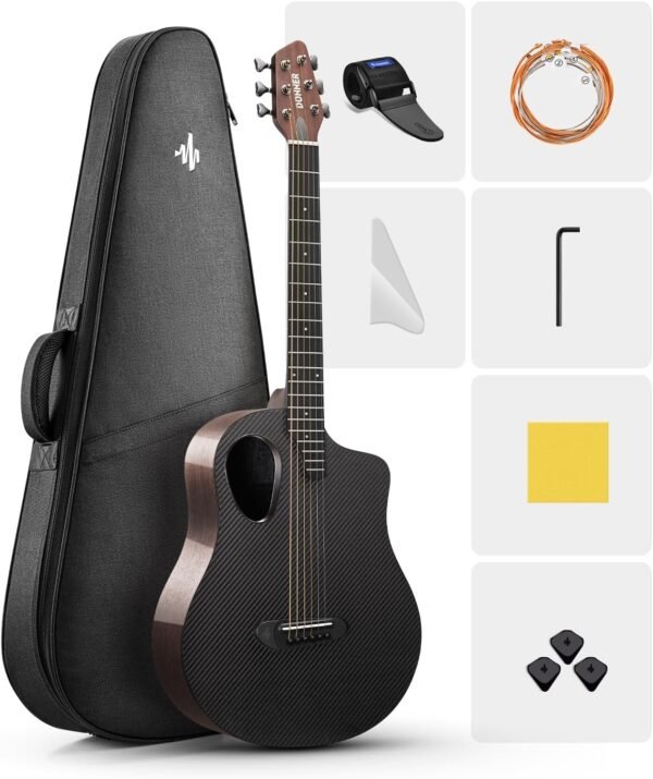 Donner RISING-G1 Acoustic Guitar Review - Carbon Fiber Excellence Donner RISING-G1 Acoustic Guitar Review - Carbon Fiber Excellence