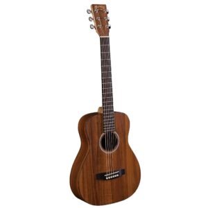 Little Martin LXK2 Acoustic Guitar with Gig Bag, Koa and Sitka Spruce HPL Construction, Modified 0-14 Fret, Modified Low Oval Neck Shape Dark Natural Little Martin LXK2 Acoustic Guitar with Gig Bag, Koa and Sitka Spruce HPL Construction, Modified 0-14 Fret, Modified Low Oval Neck Shape Dark Natural