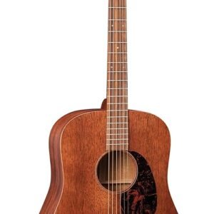 Martin Guitar D-15M with Gig Bag, Acoustic Guitar for the Working Musician, Mahogany Construction, Satin Finish, D-14 Fret, and Low Oval Neck Shape Martin Guitar D-15M with Gig Bag, Acoustic Guitar for the Working Musician, Mahogany Construction, Satin Finish, D-14 Fret, and Low Oval Neck Shape