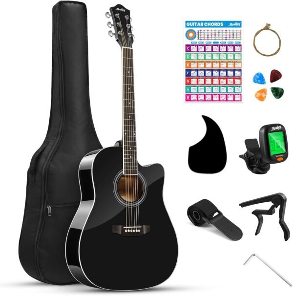 Moukey MK3000 Acoustic Guitar Beginner Bundle Review Moukey MK3000 Acoustic Guitar Beginner Bundle Review