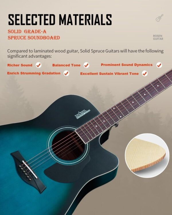 Rosen G11 Acoustic Guitar 41-Inch Review for Beginners and Pros Rosen G11 Acoustic Guitar 41-Inch Review for Beginners and Pros
