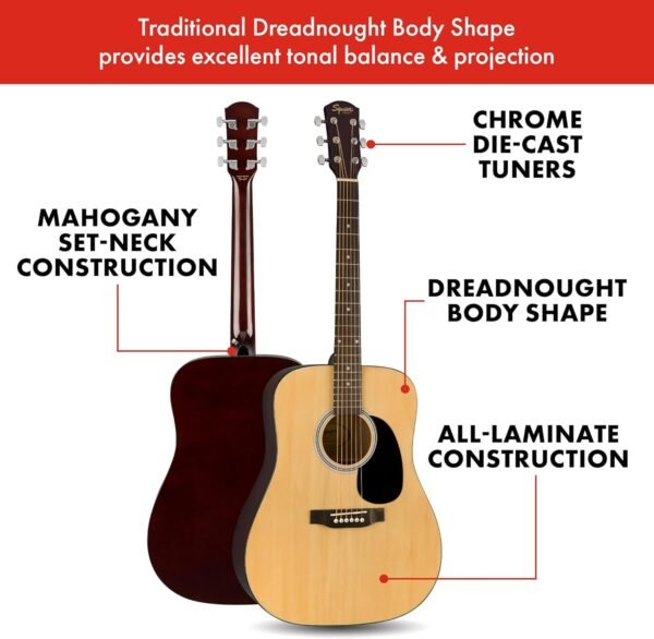 Squier SA-150 Model Acoustic Guitar Review - Features and Sound Squier SA-150 Model Acoustic Guitar Review - Features and Sound