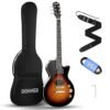 Donner 39 Inch LP Electric Guitar Solid Body Beginner Kit Sunburst Full Size, with Bag, Strap, Cable, for Beginner,DLP-124S Donner 39 Inch LP Electric Guitar Solid Body Beginner Kit Sunburst Full Size, with Bag, Strap, Cable, for Beginner,DLP-124S