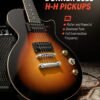 Donner DL-124S Electric Guitar Beginner Kit Review Sunburst Donner DL-124S Electric Guitar Beginner Kit Review Sunburst