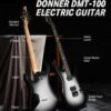 Donner DMT-100 Gradient Black Electric Guitar Review for Beginners Donner DMT-100 Gradient Black Electric Guitar Review for Beginners