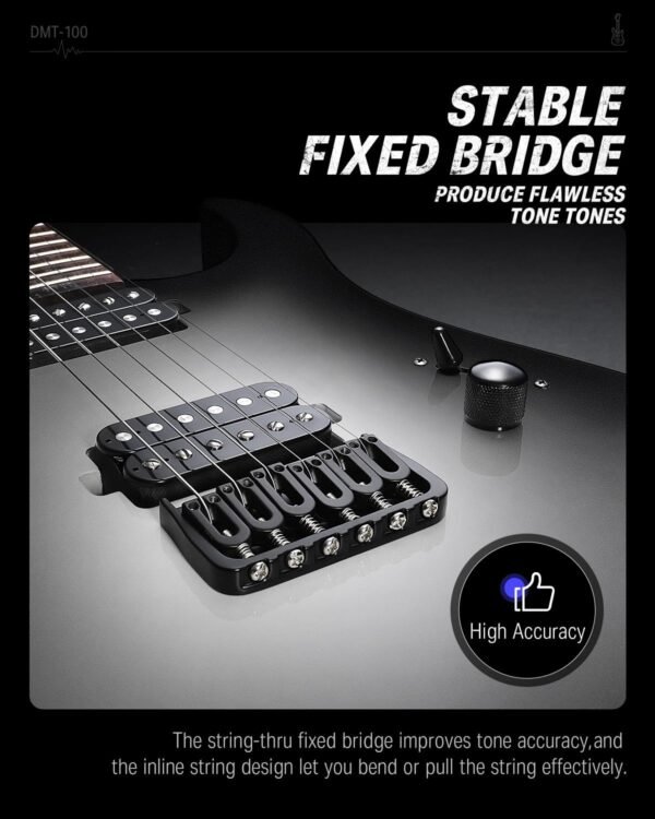 Donner DMT-100 Gradient Black Electric Guitar Review for Beginners Donner DMT-100 Gradient Black Electric Guitar Review for Beginners