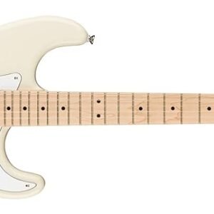 Fender 6 String Solid-Body Electric Guitar, Right, Olympic White, Full (0378002505) Fender 6 String Solid-Body Electric Guitar, Right, Olympic White, Full (0378002505)