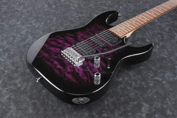 Ibanez Gio GRX70QA Transparent Violet Sunburst Guitar Review Ibanez Gio GRX70QA Transparent Violet Sunburst Guitar Review