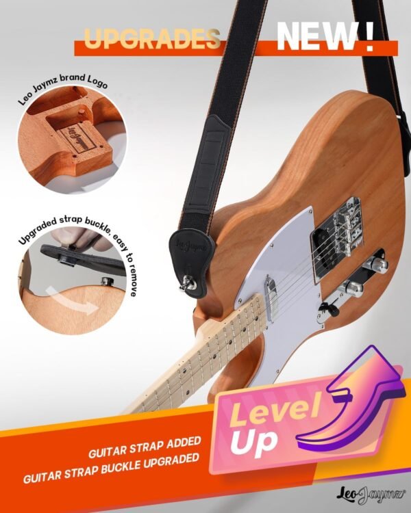 Leo Jaymz DLH0051 DIY TL Lefthand Electric Guitar Kit Review Leo Jaymz DLH0051 DIY TL Lefthand Electric Guitar Kit Review