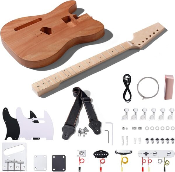 Leo Jaymz DLH0051 DIY TL Lefthand Electric Guitar Kit Review Leo Jaymz DLH0051 DIY TL Lefthand Electric Guitar Kit Review