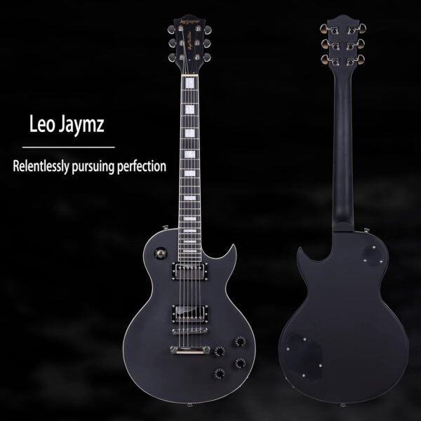Leo Jaymz LJ-LP Electric Guitar Matt Black Review Leo Jaymz LJ-LP Electric Guitar Matt Black Review