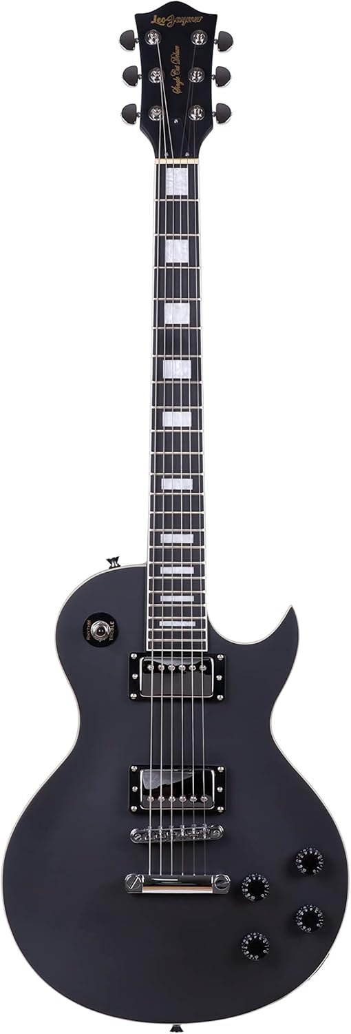Leo Jaymz LJ-LP Electric Guitar Matt Black Review Leo Jaymz LJ-LP Electric Guitar Matt Black Review