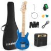 30 Inch Kids Electric Guitar Beginner Kits ST Style Mini Electric Guitar for Boys Girls,Electric guitar Starter Kit w/ 5W Amplifier, Strap, Gig Bag, Strings, tuner,strings,Picks... 30 Inch Kids Electric Guitar Beginner Kits ST Style Mini Electric Guitar for Boys Girls,Electric guitar Starter Kit w/ 5W Amplifier, Strap, Gig Bag, Strings, tuner,strings,Picks...