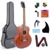 Acoustic Classical Guitar for Beginners, AKLOT 38 Inch Mahogany Folk Guitarra Travel Professional 3/4 Kit with Gig Bag, Strap, Tuner, String, Cloth, Picks, String Winder, Capo,... Acoustic Classical Guitar for Beginners, AKLOT 38 Inch Mahogany Folk Guitarra Travel Professional 3/4 Kit with Gig Bag, Strap, Tuner, String, Cloth, Picks, String Winder, Capo,...