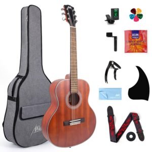 Acoustic Classical Guitar for Beginners, AKLOT 38 Inch Mahogany Folk Guitarra Travel Professional 3/4 Kit with Gig Bag, Strap, Tuner, String, Cloth, Picks, String Winder, Capo,... Acoustic Classical Guitar for Beginners, AKLOT 38 Inch Mahogany Folk Guitarra Travel Professional 3/4 Kit with Gig Bag, Strap, Tuner, String, Cloth, Picks, String Winder, Capo,...