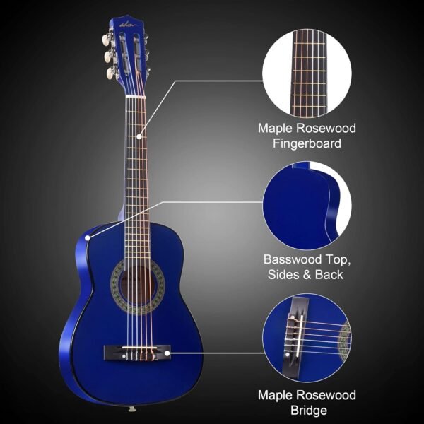 ADM 30 Inch Acoustic Classical Guitar Review Best Beginner Nylon String Kit ADM 30 Inch Acoustic Classical Guitar Review Best Beginner Nylon String Kit