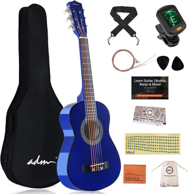 ADM 30 Inch Acoustic Classical Guitar Review Best Beginner Nylon String Kit ADM 30 Inch Acoustic Classical Guitar Review Best Beginner Nylon String Kit