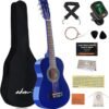 ADM Beginner Acoustic Classical Guitar 30 Inch Nylon Strings Wooden Guitar Bundle Kit for Kid Boy Girl Student Youth Guitarra Online Lessons with Gig Bag, Strap, Tuner, Extra... ADM Beginner Acoustic Classical Guitar 30 Inch Nylon Strings Wooden Guitar Bundle Kit for Kid Boy Girl Student Youth Guitarra Online Lessons with Gig Bag, Strap, Tuner, Extra...