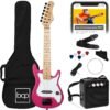 Best Choice Products 30in Kids Electric Guitar Beginner Starter Kit w/ 5W Amplifier, Strap, Gig Bag, Strings, Picks - Pink Sparkle Best Choice Products 30in Kids Electric Guitar Beginner Starter Kit w/ 5W Amplifier, Strap, Gig Bag, Strings, Picks - Pink Sparkle