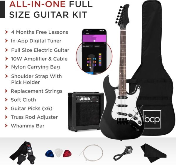 Best Choice Products Electric Guitar Kit Review Ultimate Beginner Starter Set Jet Black Best Choice Products Electric Guitar Kit Review Ultimate Beginner Starter Set Jet Black