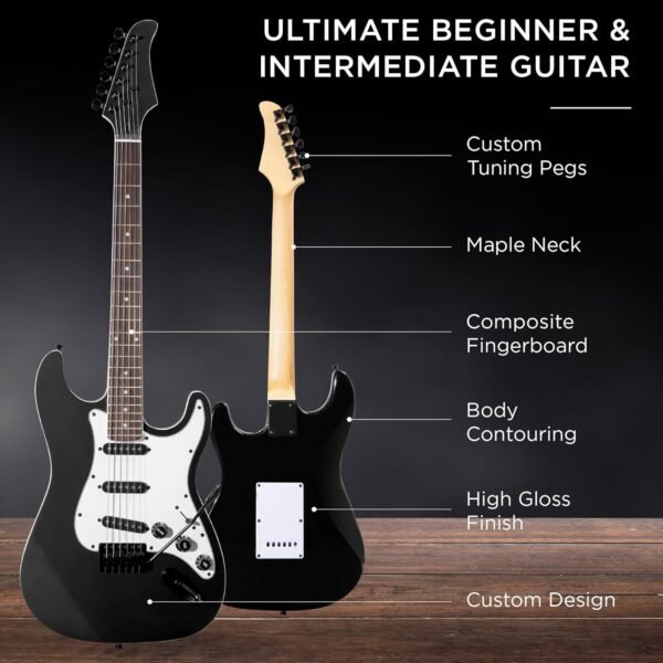 Best Choice Products Electric Guitar Kit Review Ultimate Beginner Starter Set Jet Black Best Choice Products Electric Guitar Kit Review Ultimate Beginner Starter Set Jet Black