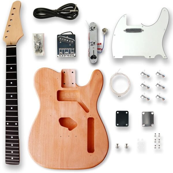 BexGears Electric Guitar Kits Review DIY Okoume Wood Body Maple Neck Build BexGears Electric Guitar Kits Review DIY Okoume Wood Body Maple Neck Build