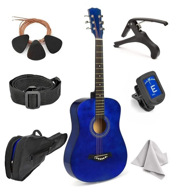 Classical Acoustic Guitar For Kids By MasterPlay- 30” Beginner Guitar For Learners- Accoustic String Guitar Starter Kit: Guitar Bag, Tuner, Strap, Extra Strings, Picks, Wash... Classical Acoustic Guitar For Kids By MasterPlay- 30” Beginner Guitar For Learners- Accoustic String Guitar Starter Kit: Guitar Bag, Tuner, Strap, Extra Strings, Picks, Wash...