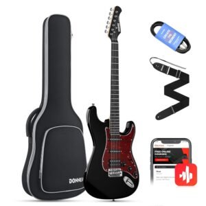 Donner 39 Inch Electric Guitar, Designer Series DST-200 Stylish Solid Body Electric Guitar for Beginner Intermediate & Pro Players, Single Coil Split System, Bonus Bag, Cable,... Donner 39 Inch Electric Guitar, Designer Series DST-200 Stylish Solid Body Electric Guitar for Beginner Intermediate & Pro Players, Single Coil Split System, Bonus Bag, Cable,...