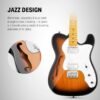 Donner 39 Inch Jazz Electric Guitar Review H H Pickups Sunburst Model Insight Donner 39 Inch Jazz Electric Guitar Review H H Pickups Sunburst Model Insight