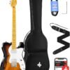 Donner 39 Inch Jazz Electric Guitar Review H H Pickups Sunburst Model Insight Donner 39 Inch Jazz Electric Guitar Review H H Pickups Sunburst Model Insight