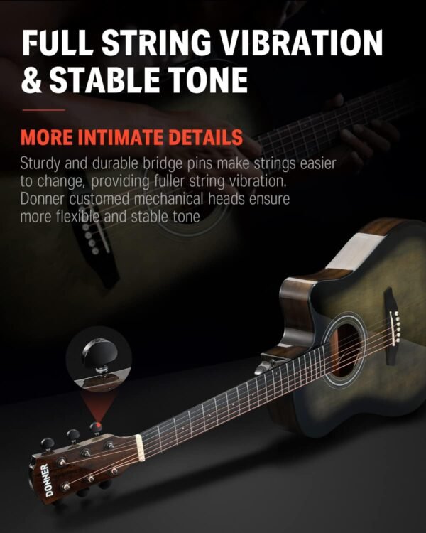 Donner 41 Inch Acoustic Electric Guitar Review Complete Beginner Kit with Amplifier Donner 41 Inch Acoustic Electric Guitar Review Complete Beginner Kit with Amplifier