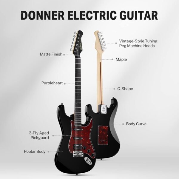 Donner DST-200 Electric Guitar Review Best Solid Body HSS Beginner Instrument Donner DST-200 Electric Guitar Review Best Solid Body HSS Beginner Instrument