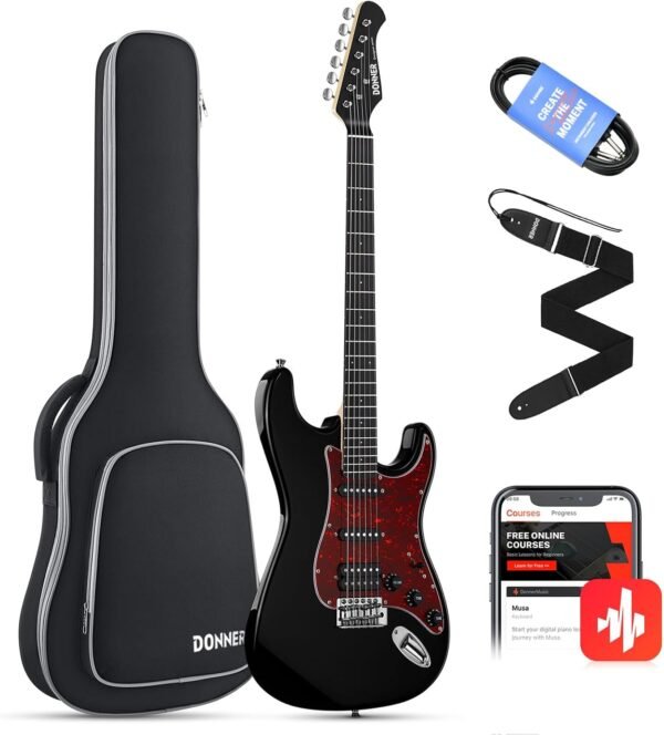 Donner DST-200 Electric Guitar Review Best Solid Body HSS Beginner Instrument Donner DST-200 Electric Guitar Review Best Solid Body HSS Beginner Instrument
