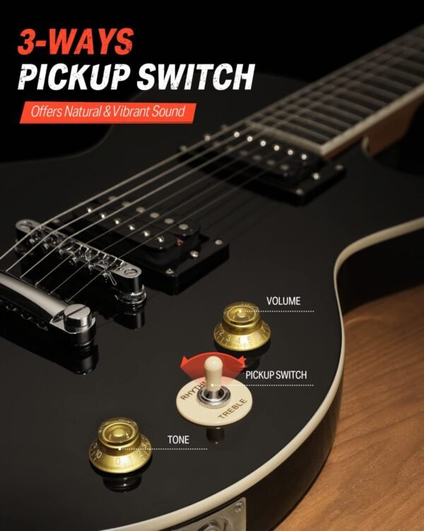 Donner Full-Size Electric Guitar Kit Black Review Best Beginner Solid Body Guitar Donner Full-Size Electric Guitar Kit Black Review Best Beginner Solid Body Guitar