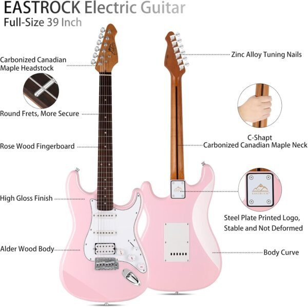 EASTROCK 39 Inch Electric Guitar Kit Review Best Starter Package for Beginners EASTROCK 39 Inch Electric Guitar Kit Review Best Starter Package for Beginners