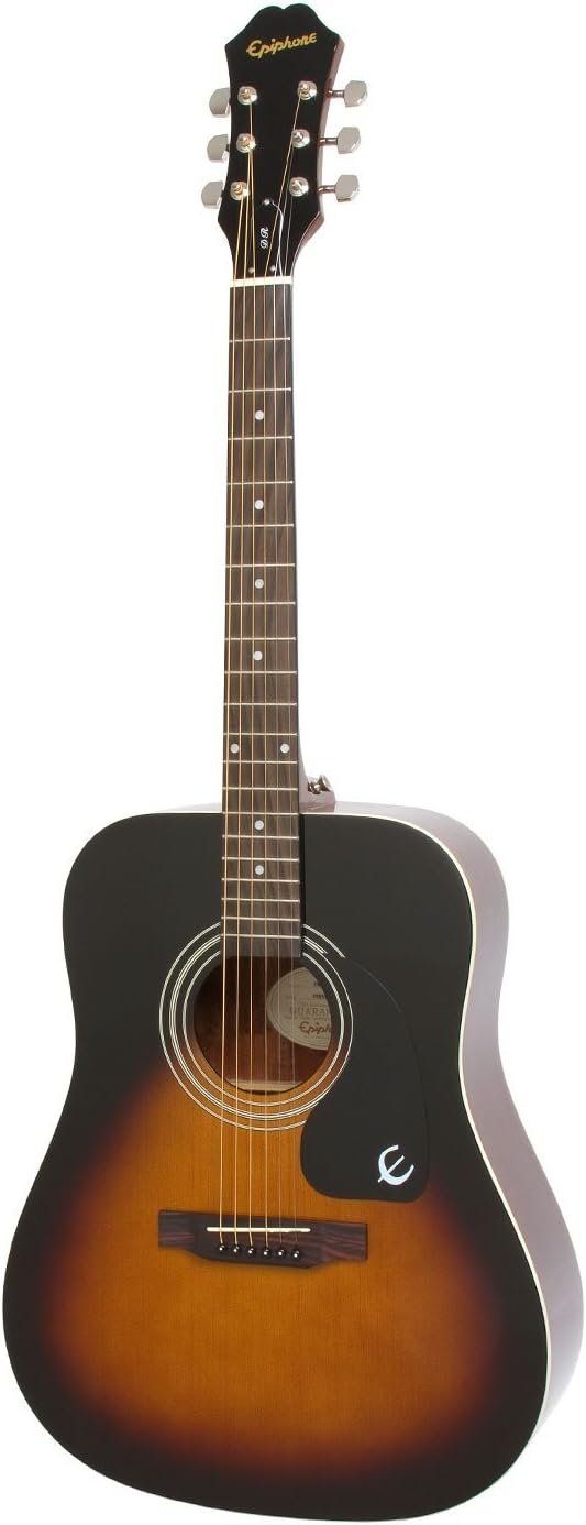 Epiphone Songmaker DR-100, Dreadnought Acoustic Guitar - Vintage Sunburst Epiphone Songmaker DR-100, Dreadnought Acoustic Guitar - Vintage Sunburst