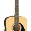 Fender Acoustic Guitar with Guitar Bag, with 2-Year Warranty, FA-125 Dreadnought with Alloy Steel Strings, Glossed Natural Finish, Basswood Construction Fender Acoustic Guitar with Guitar Bag, with 2-Year Warranty, FA-125 Dreadnought with Alloy Steel Strings, Glossed Natural Finish, Basswood Construction