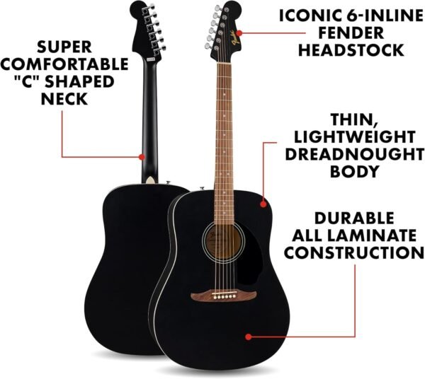 Fender California Debut Redondo Acoustic Guitar Review Perfect Beginner Steel-String Experience Fender California Debut Redondo Acoustic Guitar Review Perfect Beginner Steel-String Experience