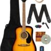 Fender Dreadnought Acoustic Guitar Bundle Review Best Starter Steel-String Experience Fender Dreadnought Acoustic Guitar Bundle Review Best Starter Steel-String Experience