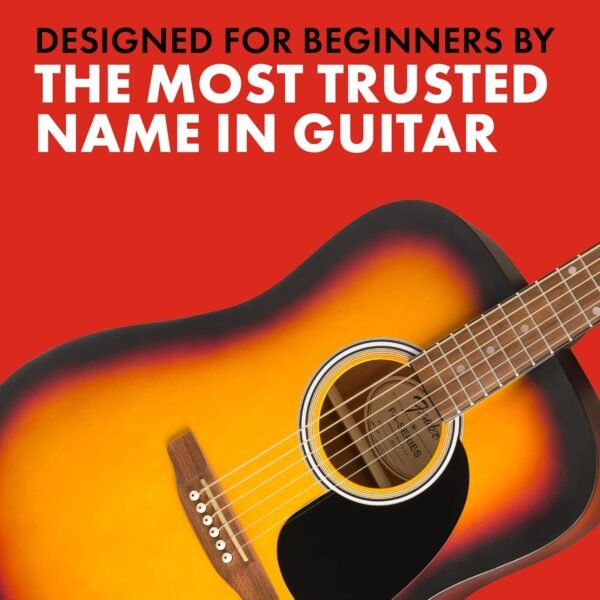 Fender FA-25 Acoustic Guitar Review Best Beginner Dreadnought with Free Lessons Fender FA-25 Acoustic Guitar Review Best Beginner Dreadnought with Free Lessons