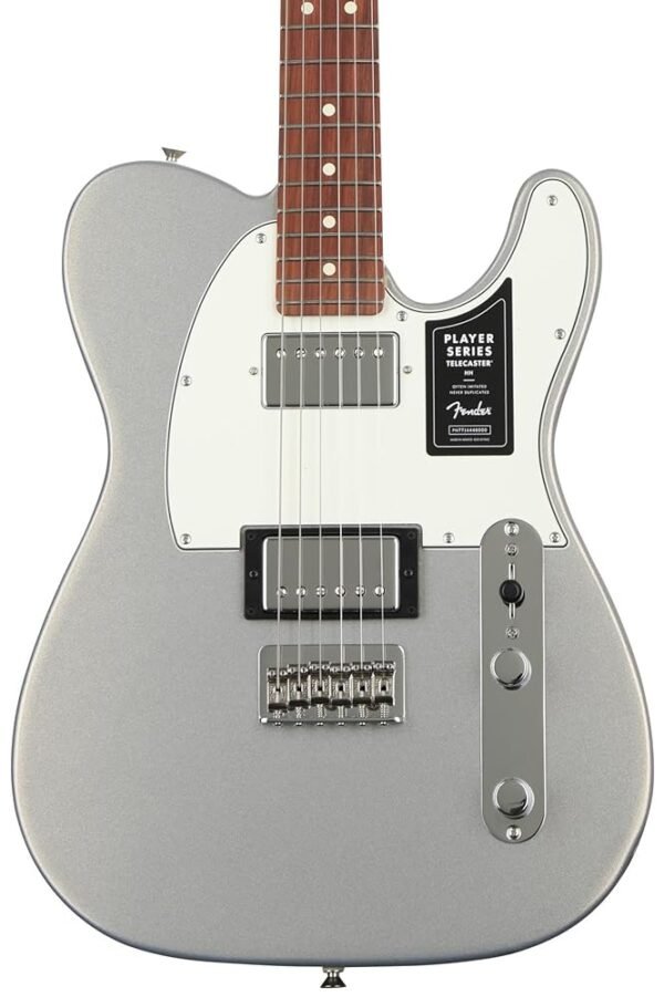 Fender Player Telecaster HH Electric Guitar, Silver, Pau Ferro Fingerboard Fender Player Telecaster HH Electric Guitar, Silver, Pau Ferro Fingerboard
