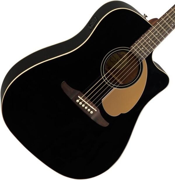 Fender Redondo Player Acoustic Guitar, with 2-Year Warranty, Jetty Black, Walnut Fingerboard Fender Redondo Player Acoustic Guitar, with 2-Year Warranty, Jetty Black, Walnut Fingerboard