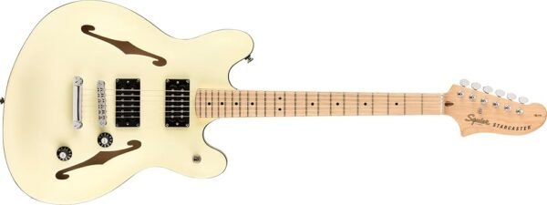 Fender Squier Affinity Series Starcaster Electric Guitar, Olympic White Fender Squier Affinity Series Starcaster Electric Guitar, Olympic White