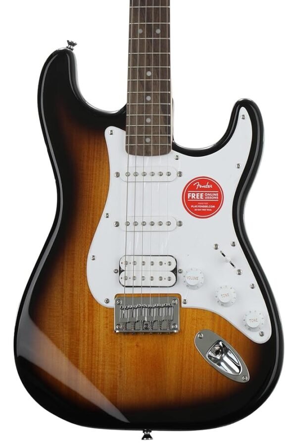 Fender Squier Bullet Stratocaster HT HSS Electric Guitar, Brown Sunburst, Laurel Fingerboard Fender Squier Bullet Stratocaster HT HSS Electric Guitar, Brown Sunburst, Laurel Fingerboard