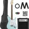 Fender Squier Stratocaster Electric Guitar Review Complete Daphne Blue Bundle Insights Fender Squier Stratocaster Electric Guitar Review Complete Daphne Blue Bundle Insights