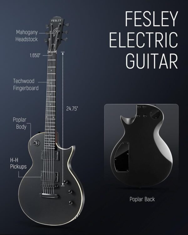 Fesley FLP350 Electric Guitar Kit Review Best Full Size Solid Body Guitar for Beginners Fesley FLP350 Electric Guitar Kit Review Best Full Size Solid Body Guitar for Beginners
