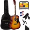 Full Size Acoustic Guitar Review Best Choice Products Sunburst Starter Set Insights Full Size Acoustic Guitar Review Best Choice Products Sunburst Starter Set Insights