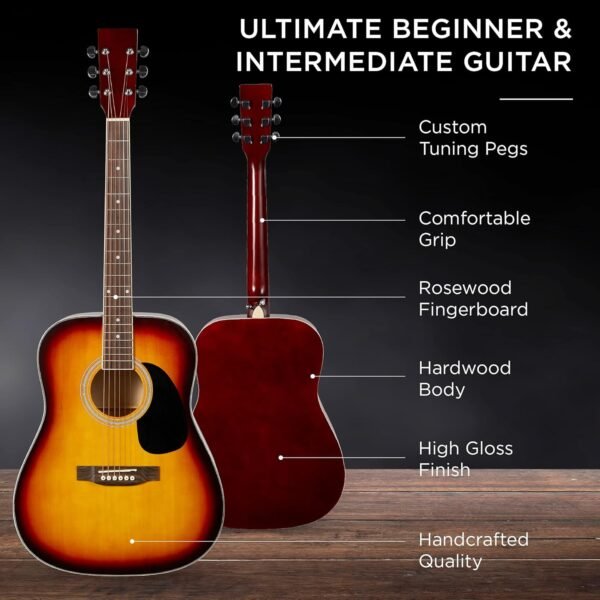Full Size Acoustic Guitar Review Best Choice Products Sunburst Starter Set Insights Full Size Acoustic Guitar Review Best Choice Products Sunburst Starter Set Insights