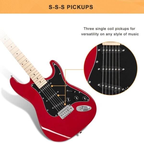 GLARRY 39 Inch Electric Guitar Beginner Kit Review with Amp and Accessories Pack GLARRY 39 Inch Electric Guitar Beginner Kit Review with Amp and Accessories Pack